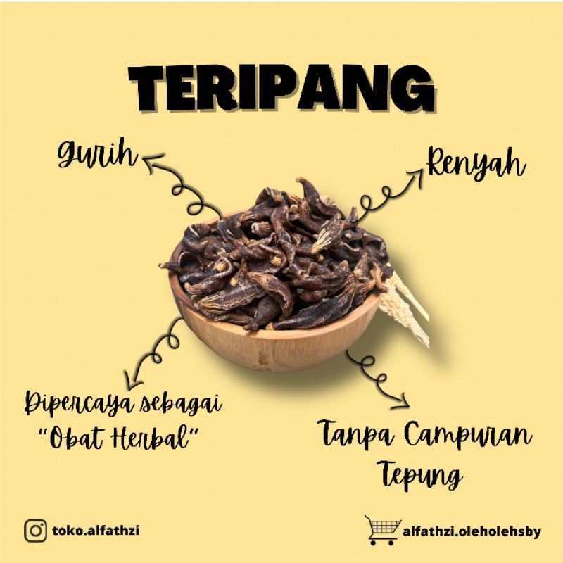 

Csp - Oleh-Oleh Surabaya Krupuk Teripang Asli 250gr
