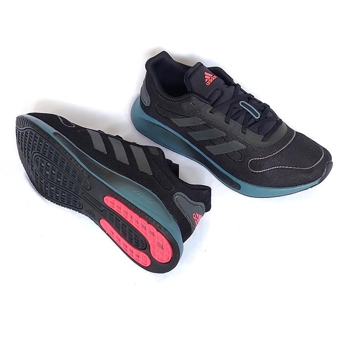 Sepatu Sneakers Pria Adidas Galaxar Run M Black Original