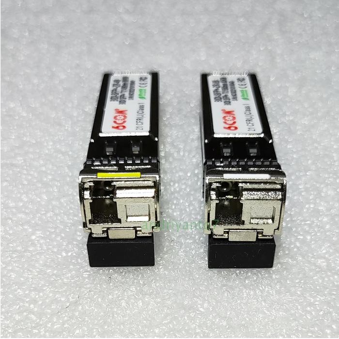 Paling Berkualitas Sfp+ 10G Bidi Compatible Cisco Mikrotik Juniper 70-80Km Lc