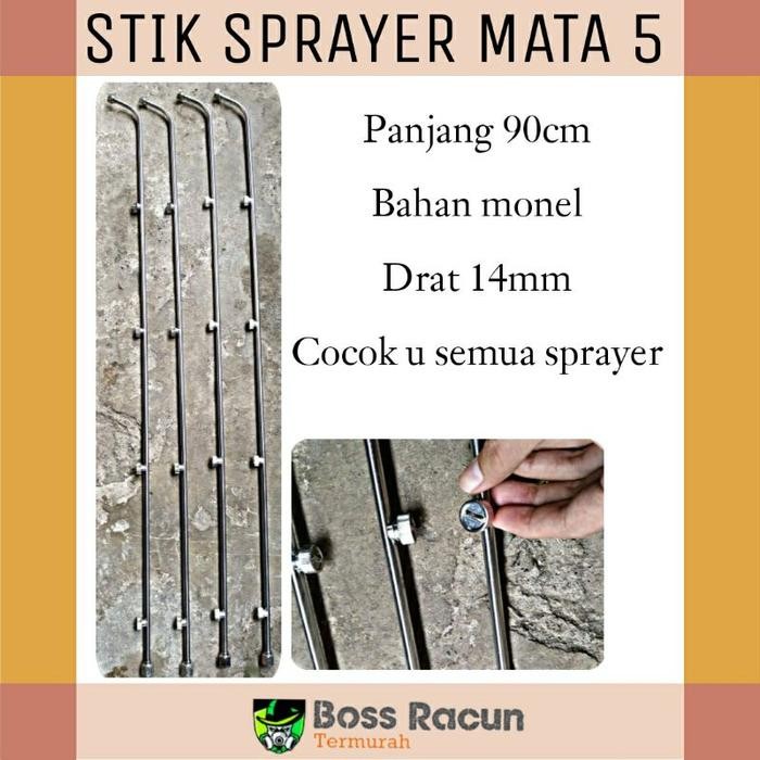 Stik Sprayer Mata 5 Pld Stik Sprayer Panjang 90cm Mata 5 Super Kabut
