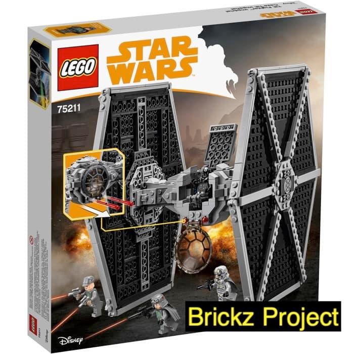SKUYY LEGO STAR WARS 75211 HAN SOLO IMPERIAL TIE FIGHTER PACKING AMAN
