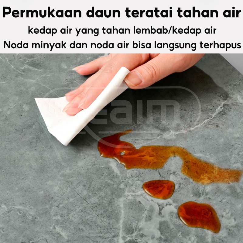 Wallpaper Dinding 30 x 60 cm Stiker Lemari Cabinet Marbel Lantai Vinyl Marbel Granit Sticker