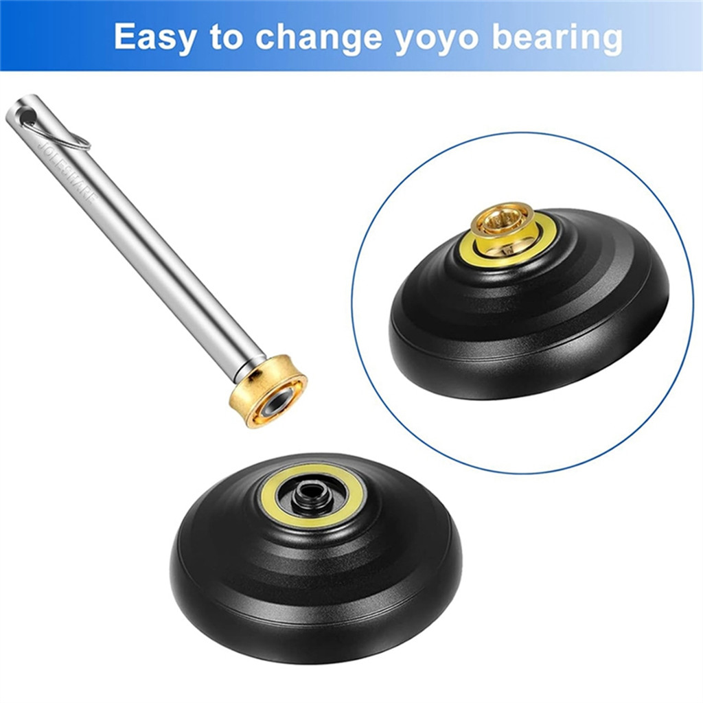A71P Yoyo Replacement Bearing Pack 4Pcs Unresponsive Yoyo Bearings With Axles Yoyo Strings And