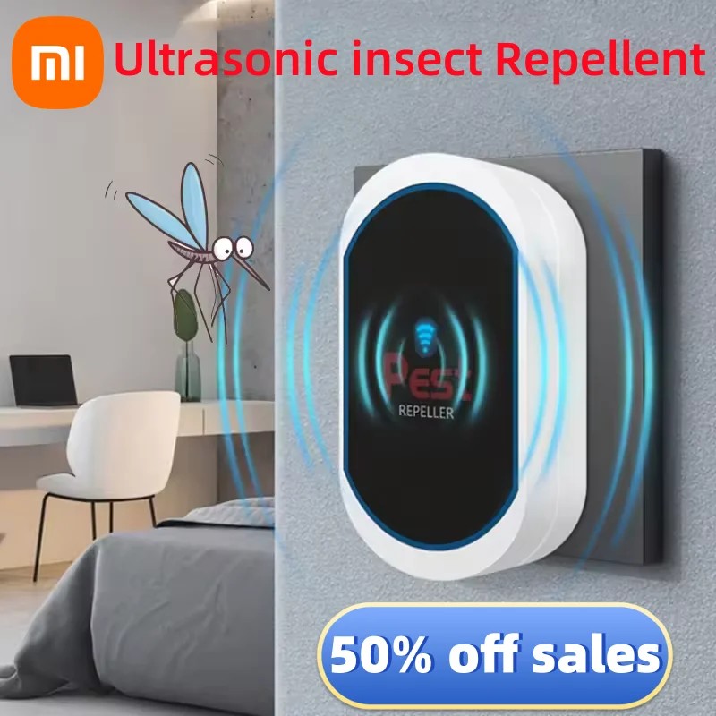 Xiaomi 3W Ultrasonic Mosquito Repellent Lamp Rodent Repellent Household Rodent Trap Plug-In Mosquito