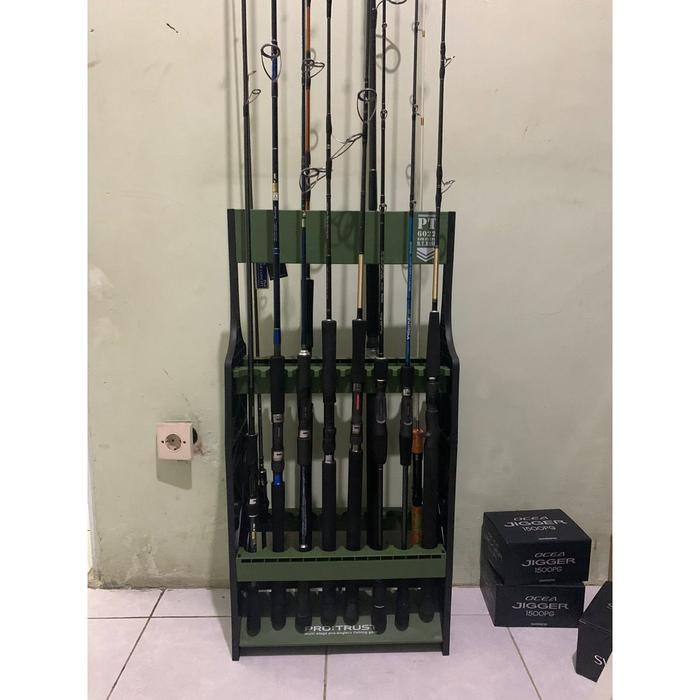 Promo Terbatas Pro Trust Plastic Rod Display Stand Pt6022 Tempat Joran Aman