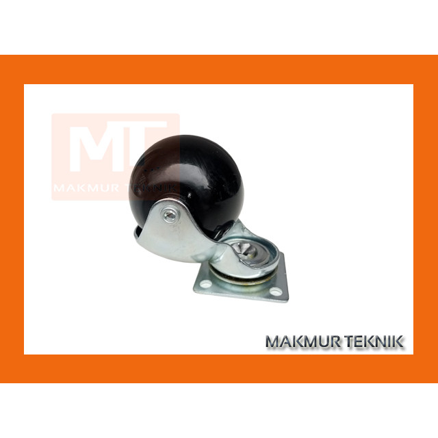 Rumahleha Roda Caster Bulat Tg-50 Roda Troli 2 Inch Hidup