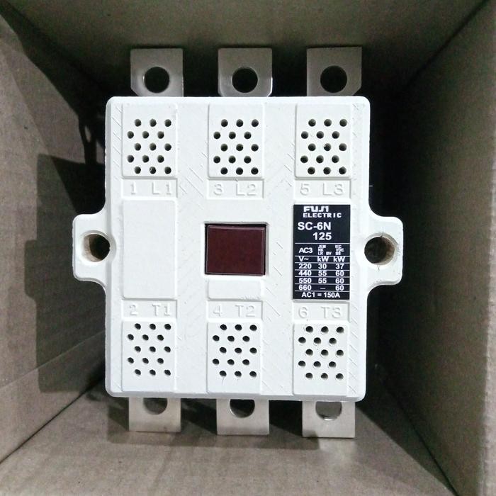 FUJI ELECTRIC SC-6N 125 MAGNETIC CONTACTOR SC-6N 200-250V