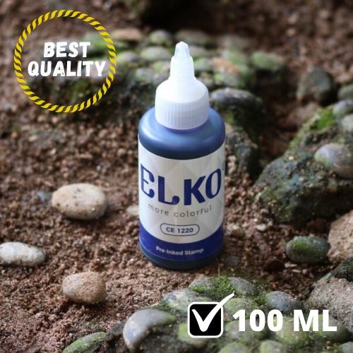 

Victory - Tinta Stempel Flash Warna Biru Waterproof Elko 100 Ml Untuk Kertas