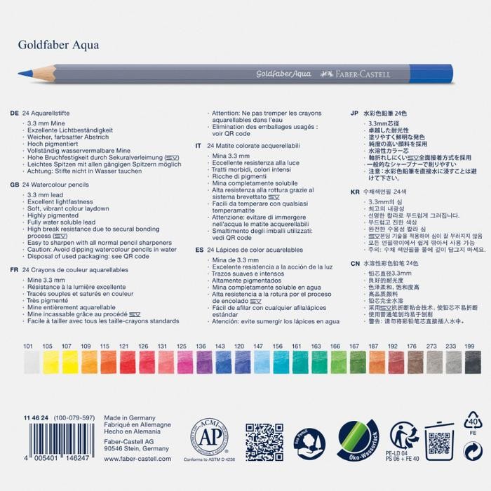 

Victory - Faber-Castell Creative Studio Gold Fabber Pencil Tin Of 24