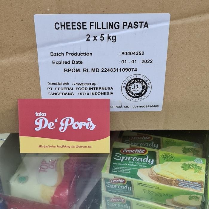 

JTTOP" CHEESE FILLING ELMER 500GRM REPACK