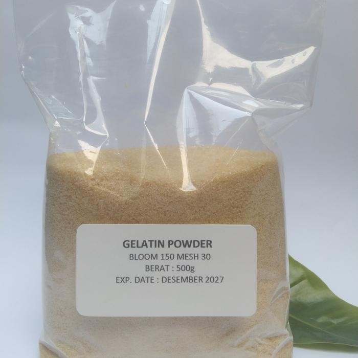 

JTTOP" GELATIN BUBUK SAPI HALAL MUI 500G BISA COD