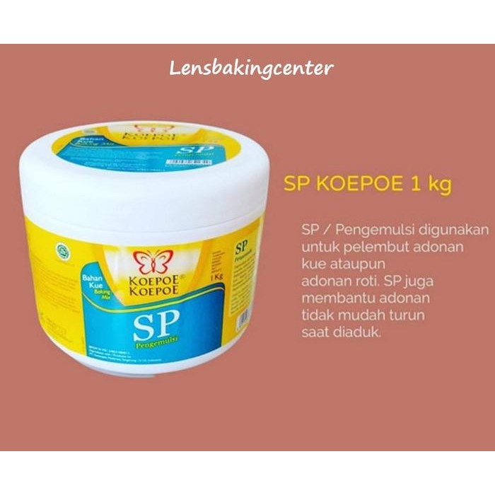 

JTTOP" SP KOEPOE KOEPOE PENGEMBANG PENGEMULSI EMULSI KUE KUPU KUPU 1KG 1 KG