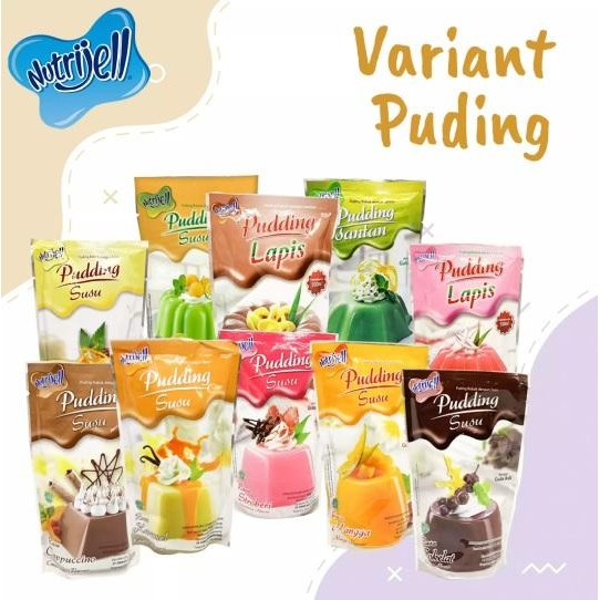 

JTTOP" NUTRIJELL NUTRIJEL PUDDING SUSU MY VLA PUDING SUSU MY FLA ALL VARIAN RASA BPOM HALAL