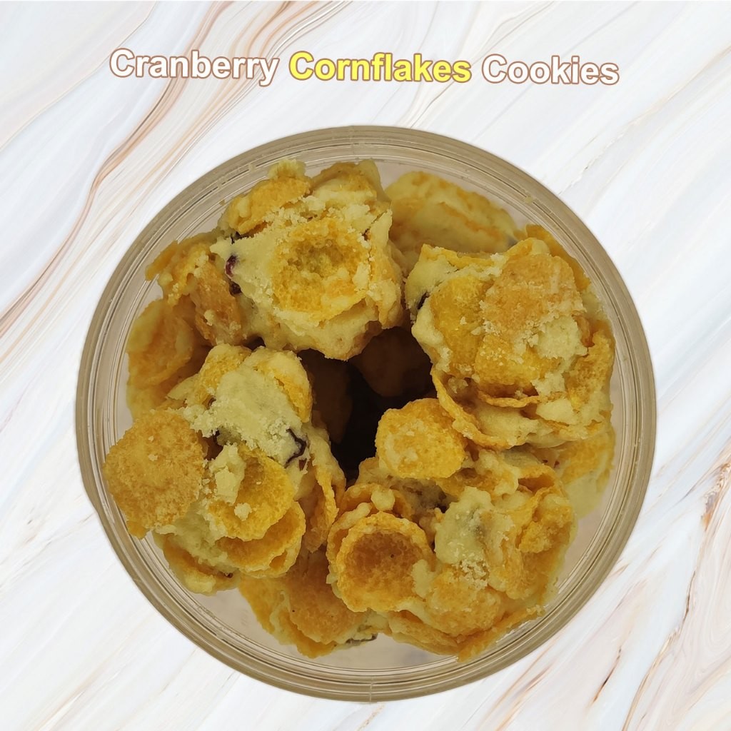 

Mamam_Asoy Cranberry Cornflakes Cookies 300Gr Kue Kering Pinki Pie Cake Poris