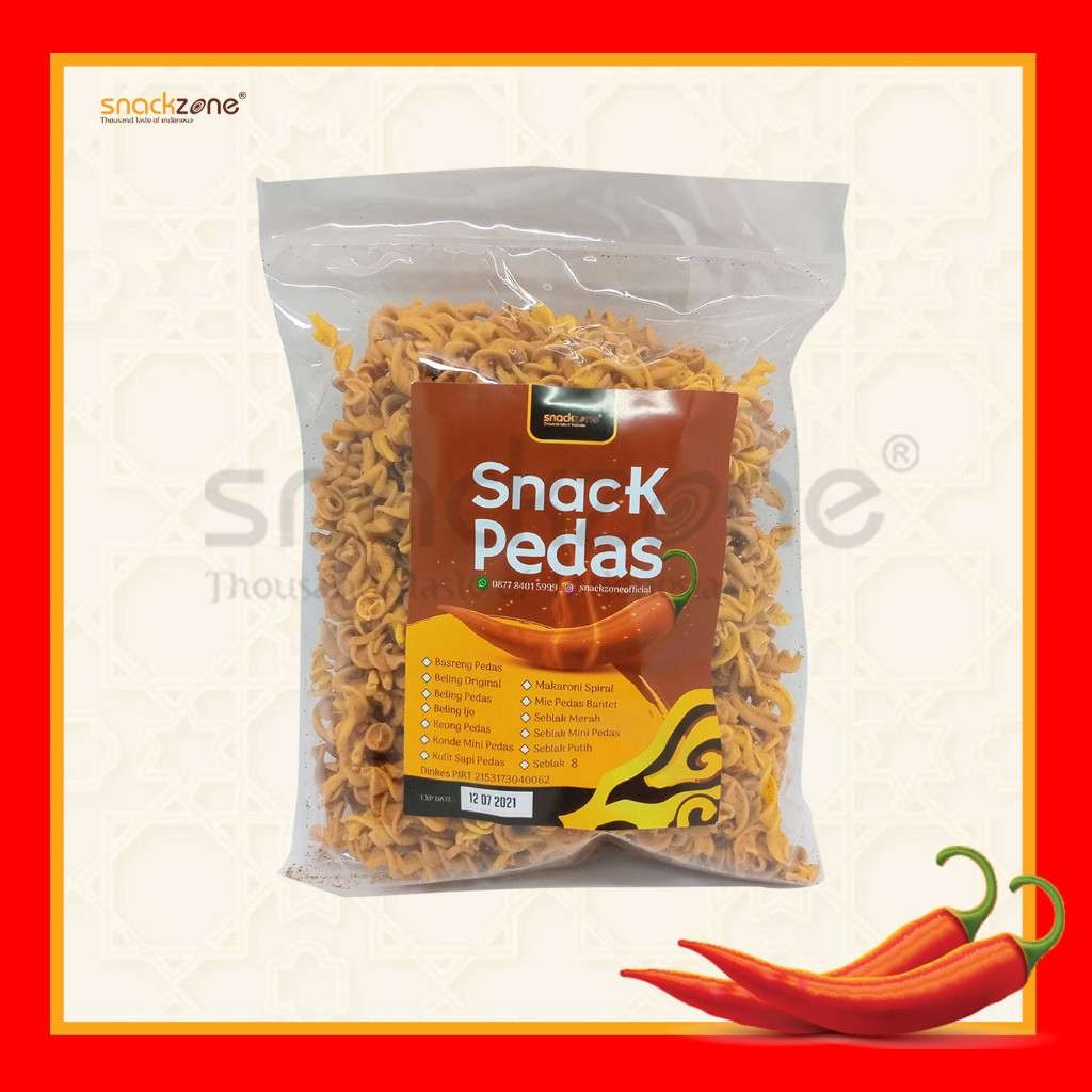 

Mamam_Asoy Makaroni Spiral Pedas / Snack Makaroni Ulir Spiral