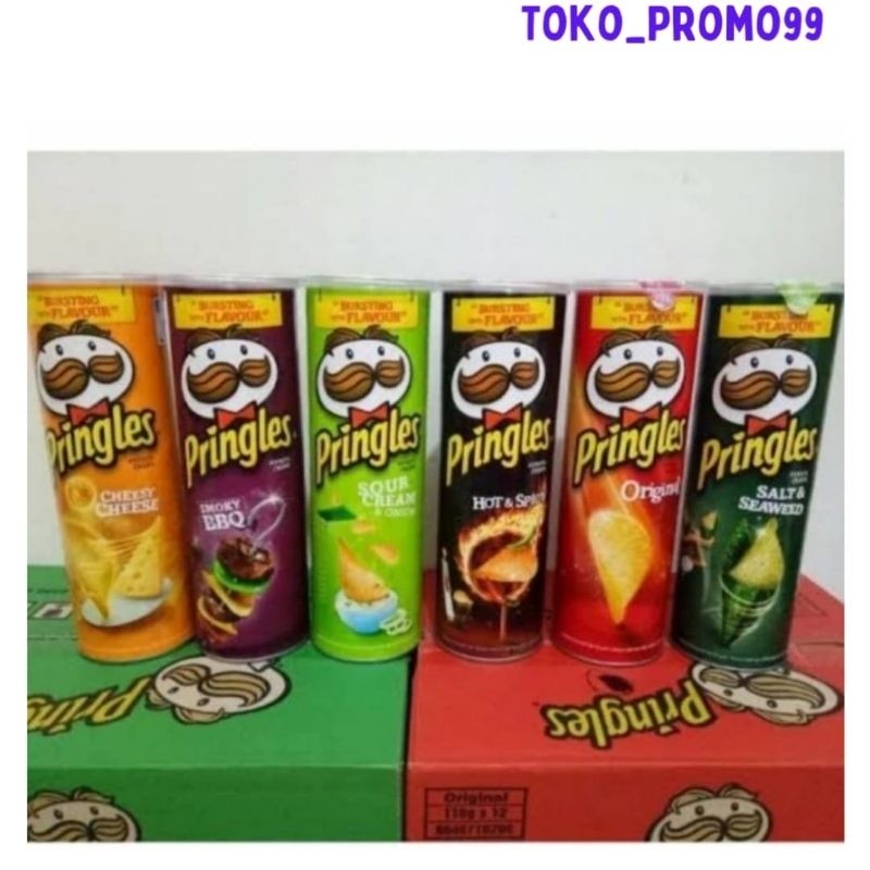 

Mamam_Asoy Pringles Potato 107 Gram All Varian (Varian Dikirim Sesuai Dg Stok Yg Ada Kecuali Info/
