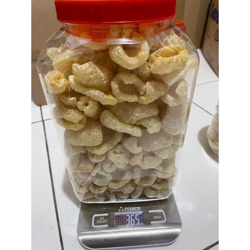 

Mamam_Asoy Kerupuk Babi / Rambak / Kerupuk Kulit Babi 4 Liter