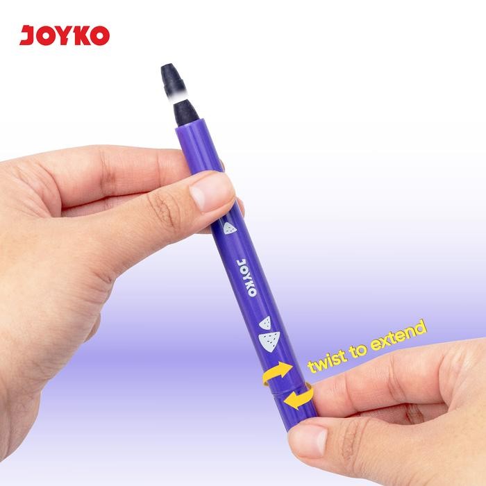 

Silky Crayon Krayon Halus Joyko Slc-B Warna Colors
