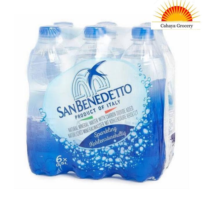 

San Benedetto Sparkling Mineral Water Pet 500 ML x 24 Botol