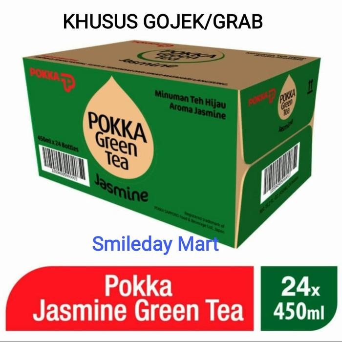

Pokka Green Tea Jasmine 450ml Pokka Teh Hijau 1Dus 24Btl