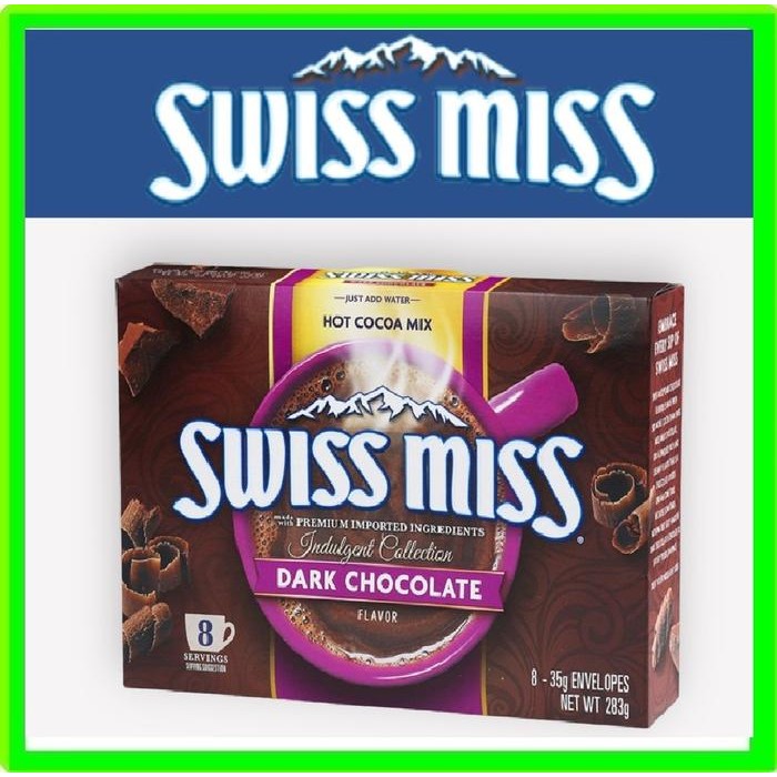 

Swiss Miss 3in1 Hot Cocoa Mix rasa Dark Chocolate