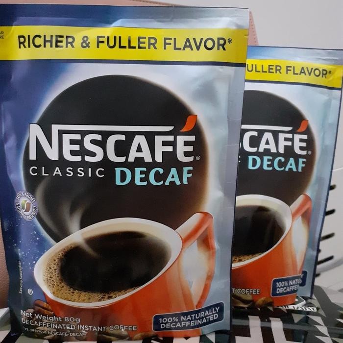 

Classic Nescafe Kopi Decaf 80g instant classic black coffee