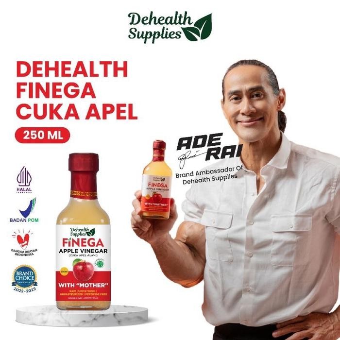 

Dehealth Supplies Finega CUKA APEL NENAS LEMON 250ml - Botol KACA