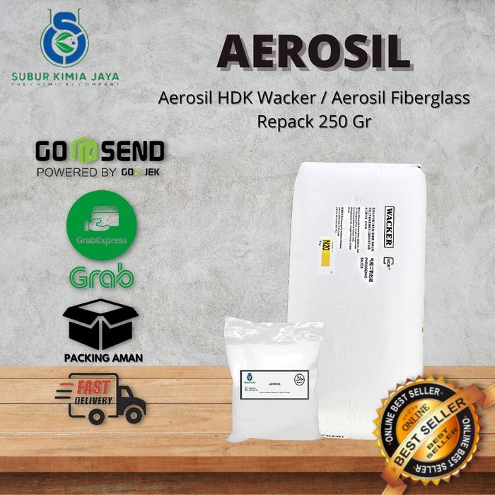 

Aerosil HDK Wacker / Aerosil Fiberglass / Pengental Resin 250 GR NC