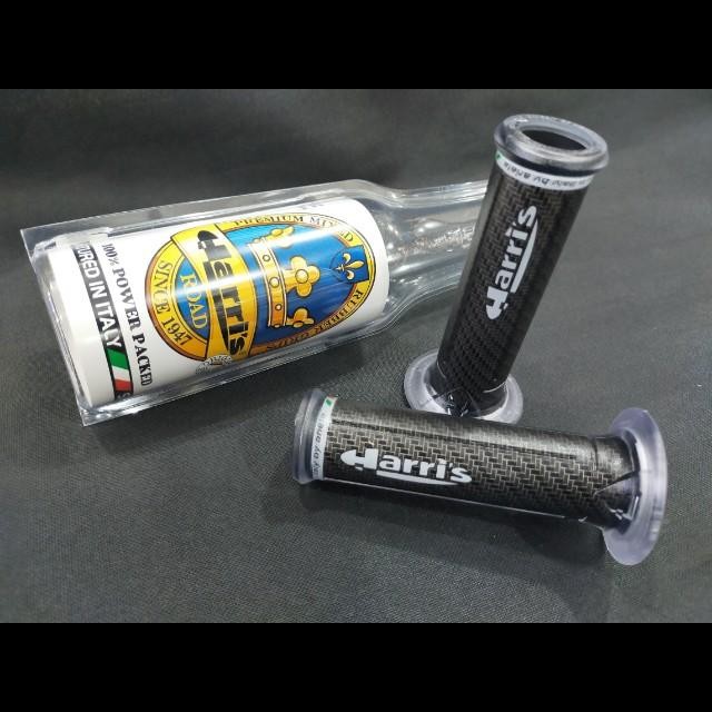 Handgrip Harris Black nmax aerox xmax adv cbr250rr ninja 250 cbr600 r2