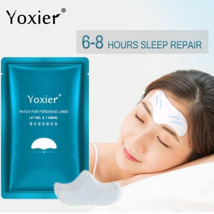 ASLI YOXIER 5pcs MASKER HILANGKAN KERUTAN DAHI ANTI AGING *