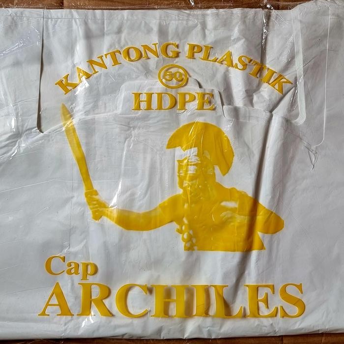 PREMIUM Kantong Plastik Putih Susu Uk 50 Tebal / Kantong Kresek Jumbo Uk 50