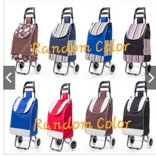 PREMIUM Troli Belanja Keranjang Belanja Tas Troli Belanja Trolley Roda- Ready