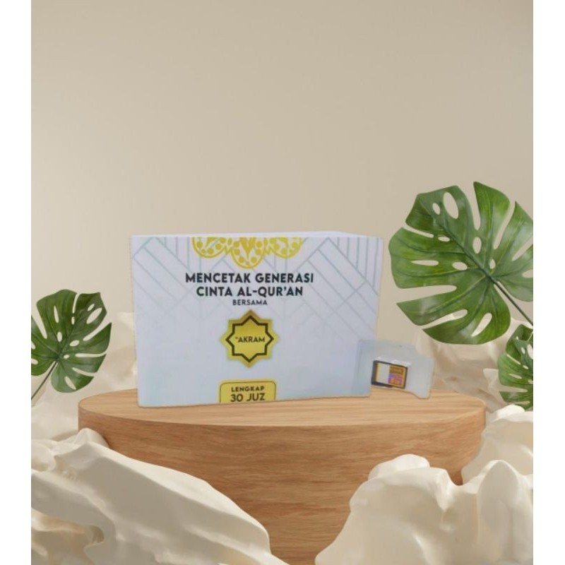 Memori Card dan Buku Panduan Speaker Al Akram