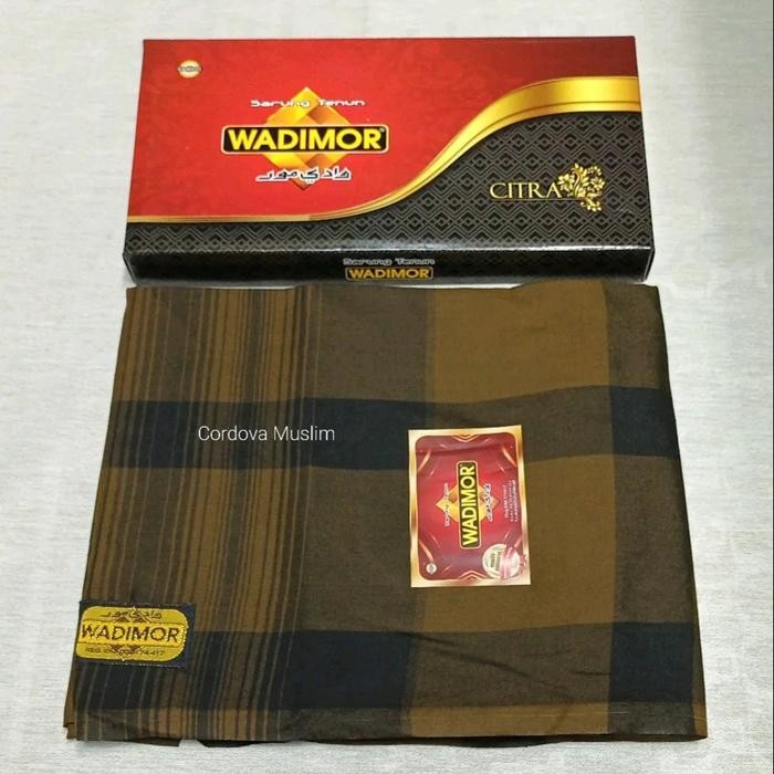 SARUNG WADIMOR DEWASA KOTAK-KOTAK MANISE
