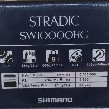 Reel Pancing Shimano Stradic Sw 10000 Hg (Stradic Sw 2020)