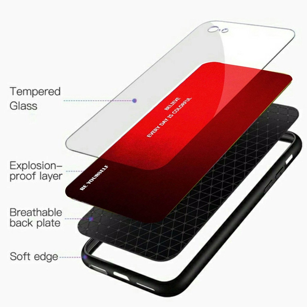 viral Softcase Glass Kaca OPPO A5 2020, A9 2020 - Casing HP OPPO A5 2020, A9 2020 [ S35 ].