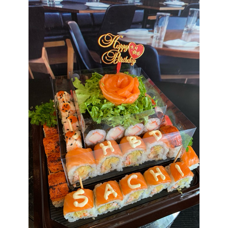 

Andrianbijaksana Sushi Cake Salmon Flower