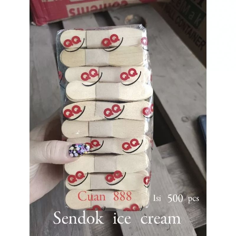 

Desyallshop Sendok Es Krim Kayu /Sendok Ice Cream Kayu Isi 500Pcs
