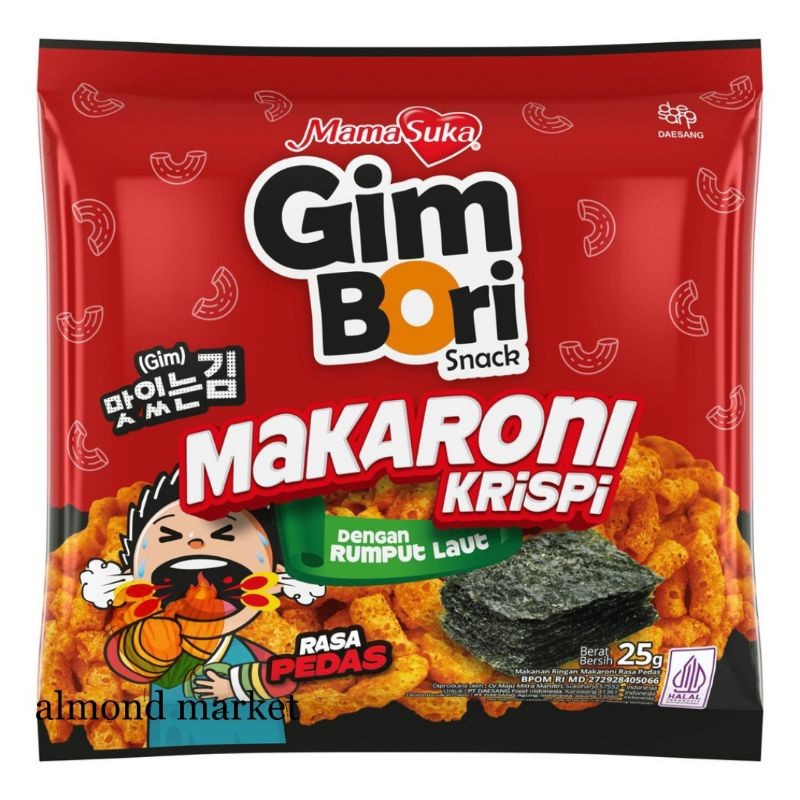 

Andrianbijaksana Gim Bori Makaroni Krispi Pedas 25Gr X 10Pcs