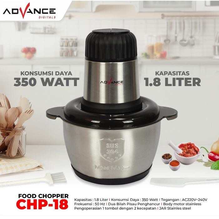 Food Chopper Advance CHP-18 Food Chopper Penggiling Daging Blender