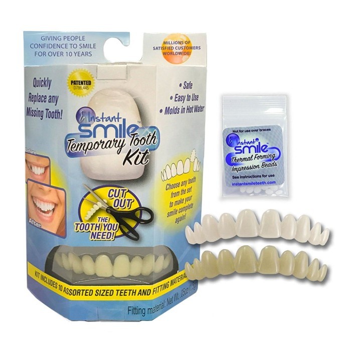 Gigi Palsu Instan Tempel Instant Smile Temporary Tooth Kit