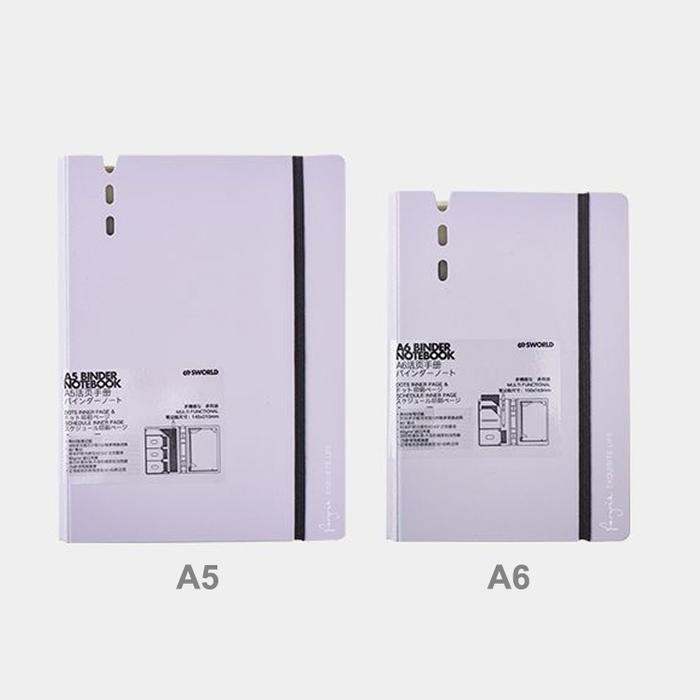 

Binder Loose-Leaf Buku Notebook Spiral A5 Cover Pvc Tebal Isi 40 Hal #Gratisongkir