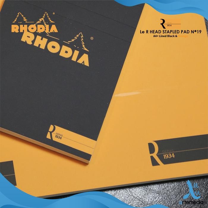

Buku Catatan Rhodia Le R A4 Plus Head Stapled Pad N19 Notepad #Gratisongkir