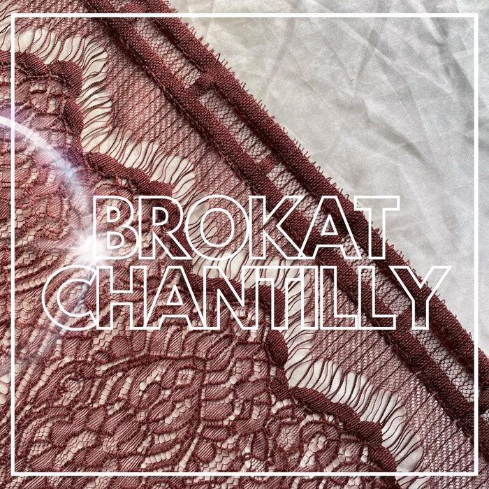 Kain Brokat Chantilly Lace Premium Mewah Bahan Kebaya & Bridesmaid, Brokat Semi Prancis - Ukuran