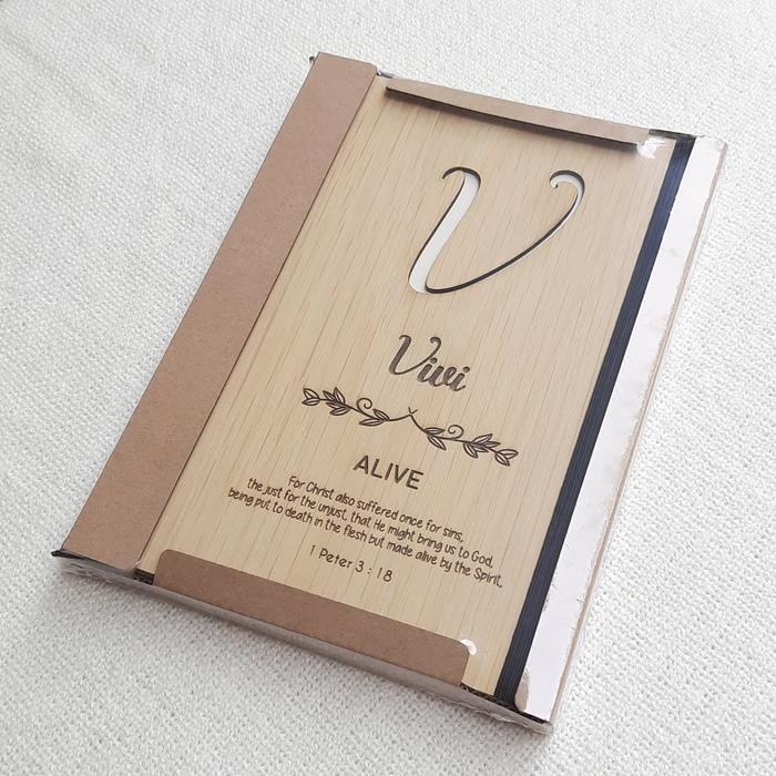 

Buku Nama Kayu A5 L Wooden Notebook Personal L Buku Jurnal Nama Unik #Gratisongkir