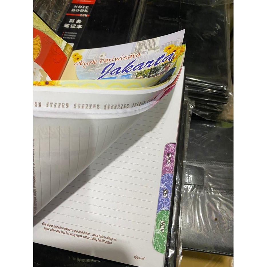 

Buku Agenda Kerja Deluxe Kertas Putih Kream 2024 #Gratisongkir