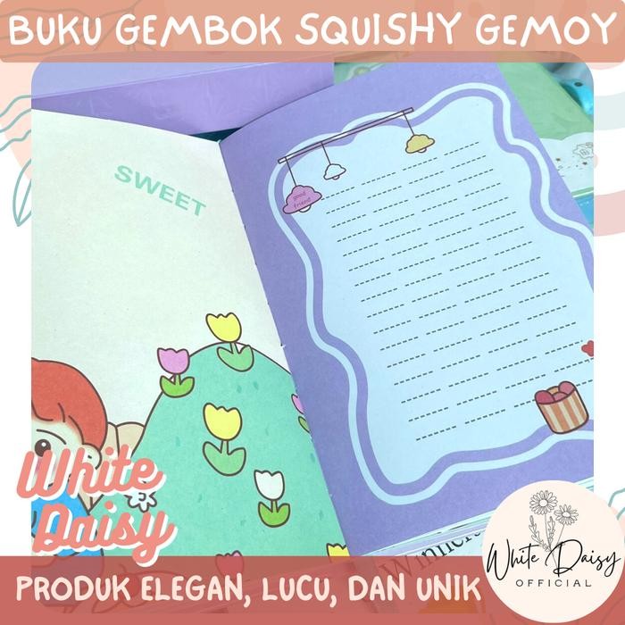 

Buku Gembok Squishy Boba Premium Diary Anak Gemoy Pastel Unik Book #Gratisongkir