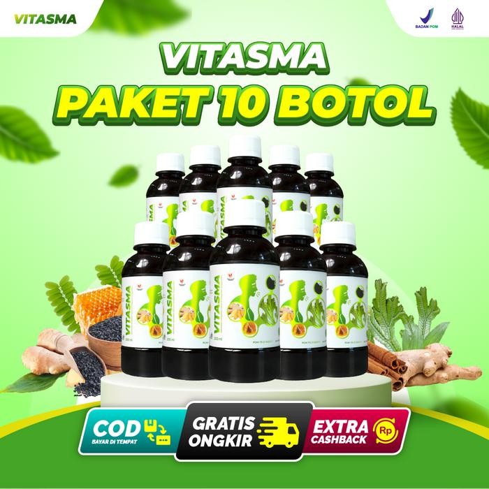 

PAKET RESELLER 10 BOTOL - VITASMA - Madu Herbal - Bantu Masalah Pernapasan dan Paru - Bahan Herbal