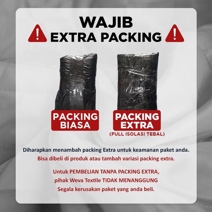 Kain Quilting Padding Furing 4 oz Bahan Kain Dalaman dan Luaran Mantel