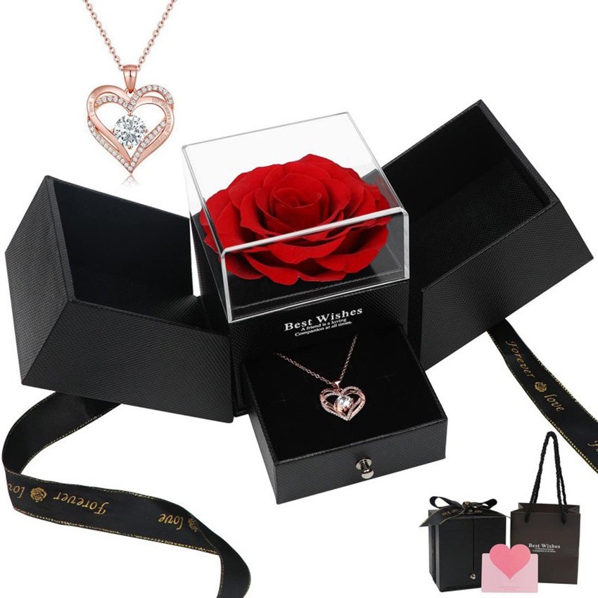 

FLASH SALE ETERNAL ROSE GIFT BOX KOTAK PERHIASAN BUNGA MAWAR KOTAK HADIAH MAWAR GIFT BOX MAWAR